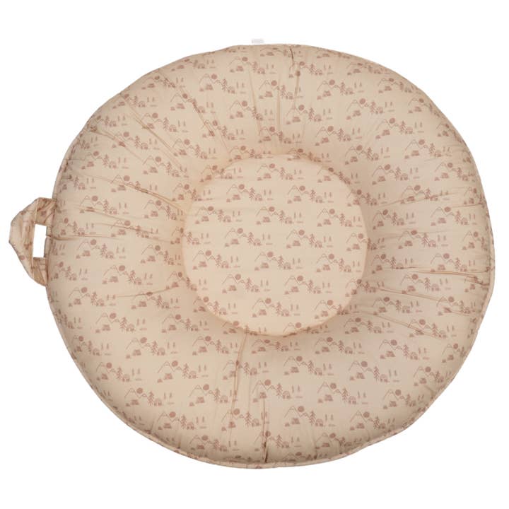 Goosewaddle + Pello Little Camper 34" Diameter Round Lucy Darling Children's Floor Cushion - Little Miss Muffin Children & Home