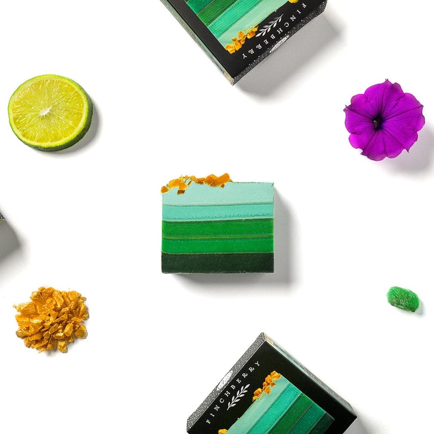 FinchBerry FinchBerry Emerald Citrus Violet Scented Nourishing Beauty Boxed Soap - Little Miss Muffin Children & Home