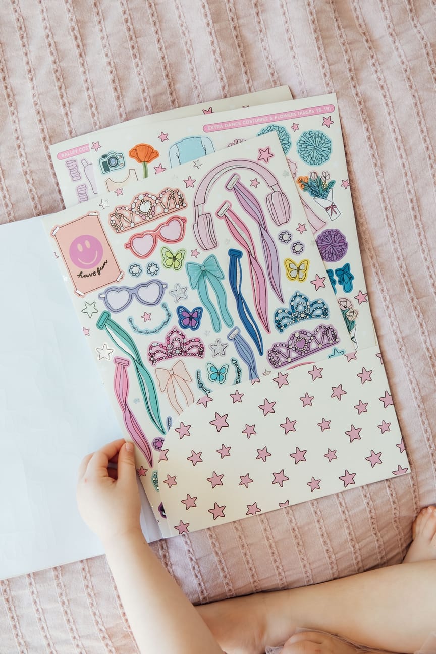 Paige Tate & Co My Sticker Storybook: Dance Recital (500+ Reusable Stickers) - Little Miss Muffin Children & Home