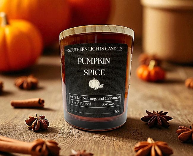 pumpkin spice candle