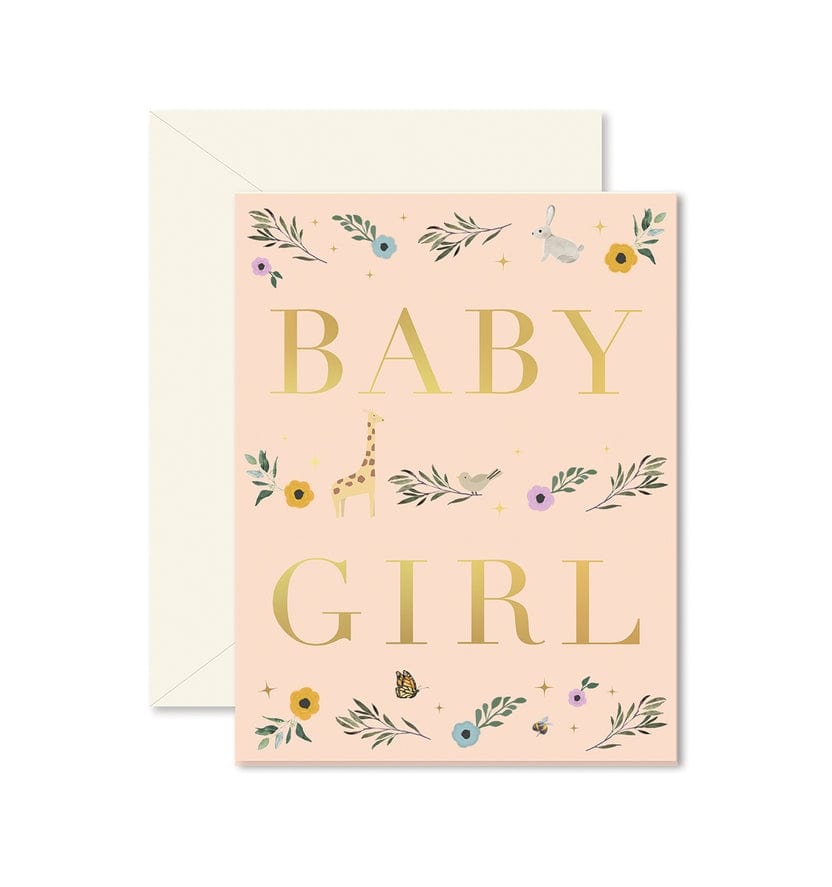 Ginger P Designs Ginger P Designs Baby Girl Storybook Greeting Card - Little Miss Muffin Children & Home