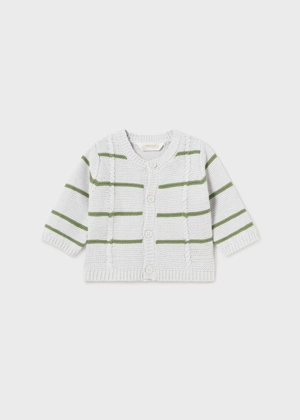 Mayoral Usa Inc Mayoral 3 Piece Knit Overall Set with Cardigan - Little Miss Muffin Children & Home