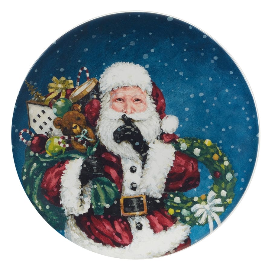 Certified International Certified International Santa's Secret Christmas 9" Dessert Plate - Little Miss Muffin Children & Home
