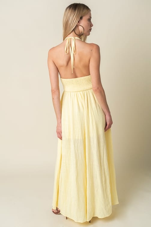 Solene Halter Maxi Dress