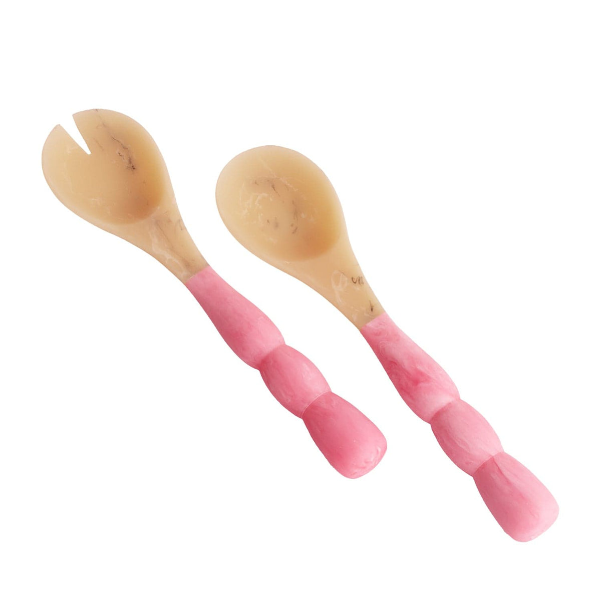 Beatriz Ball Resin Sorbet Salad Servers in Raspberry - Little Miss Muffin Children & Home