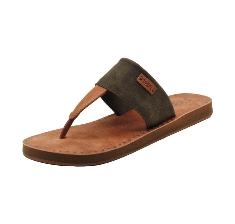 Flojos Flojos Grace Hooded Thong Sandal in Khaki/Tan - Little Miss Muffin Children & Home