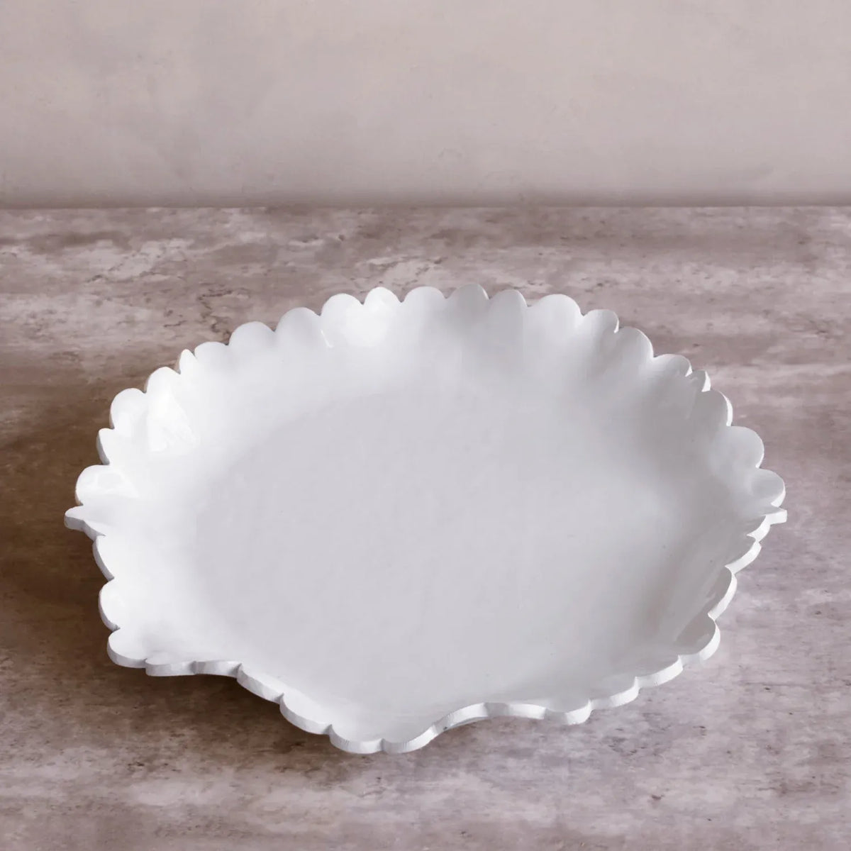 Beatriz Ball Vida Colette White Large Round Platter - Little Miss Muffin Children & Home