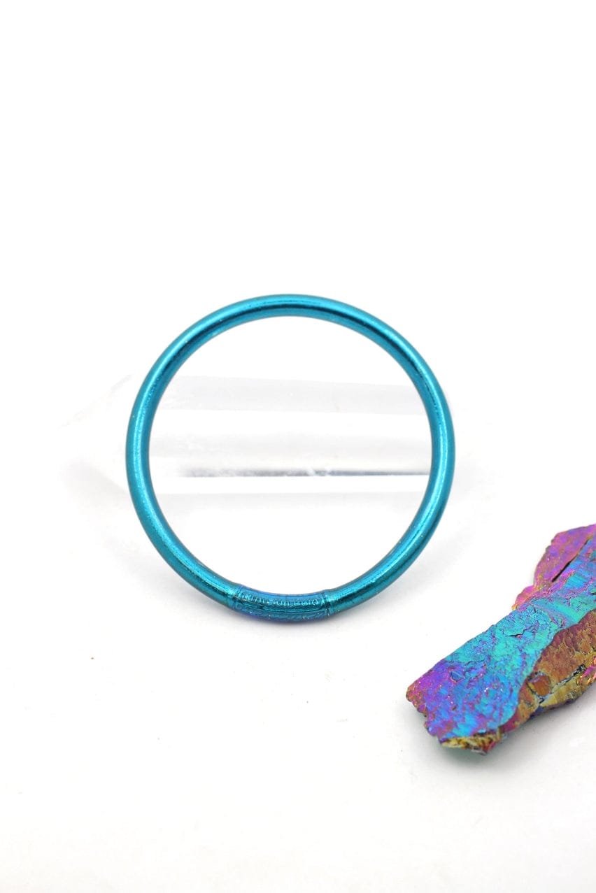 Woman Shops World Single Rainbow Thai Buddhist Temple Bracelet, Mantra Bangle, Ocean - Little Miss Muffin Children & Home