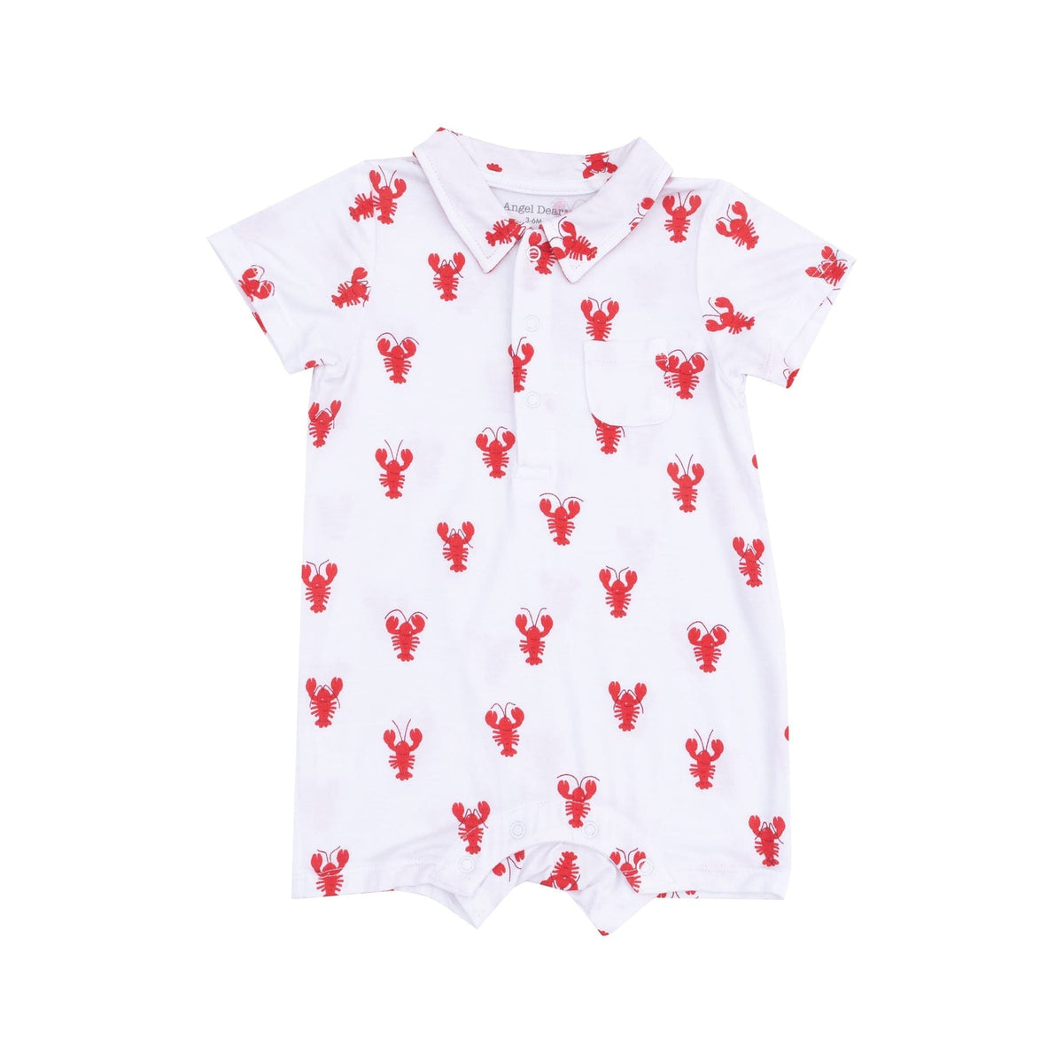 Angel Dear Angel Dear Lobster Bamboo Polo Shortie - Little Miss Muffin Children & Home