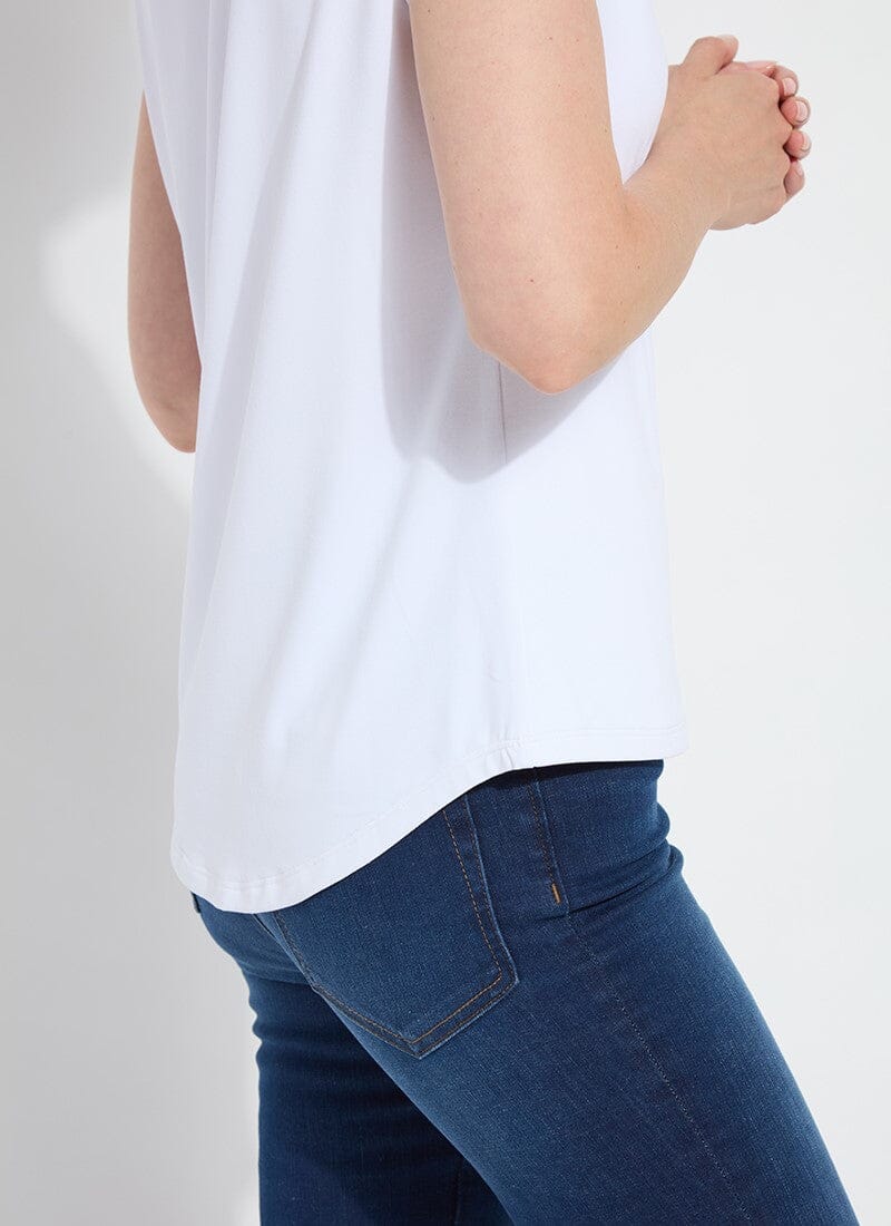 Lysse Lyssentials Top in White - Little Miss Muffin Children & Home