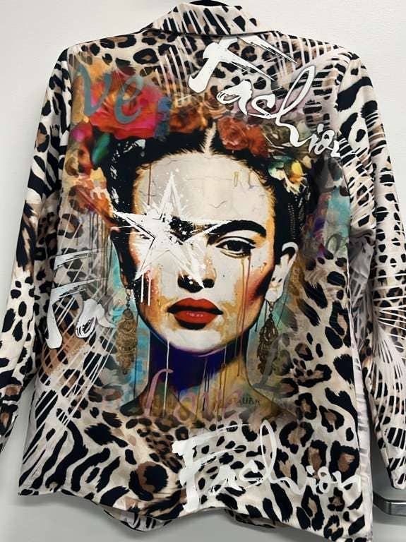 Loowie Italian Frida Leopard Print Blazer - Little Miss Muffin Children & Home