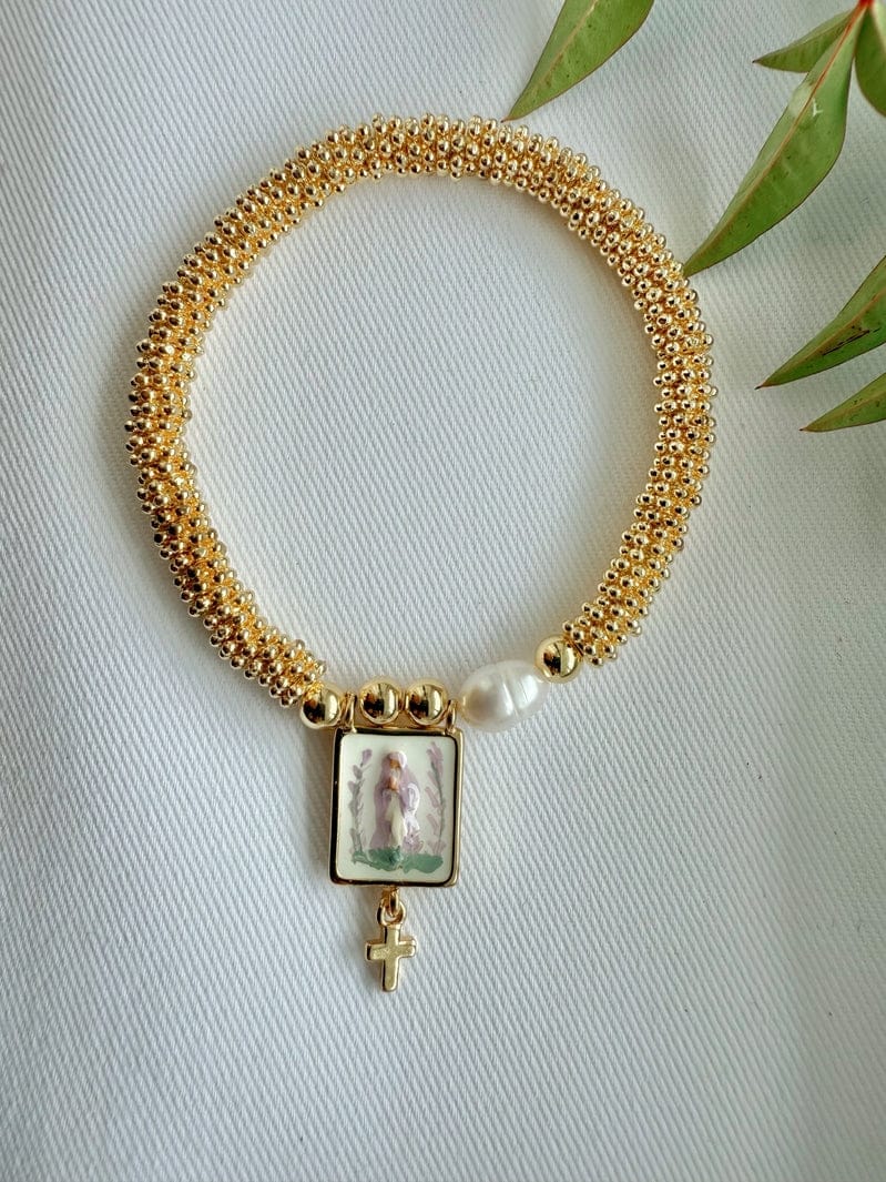 Harleigh Leonards Designs Our Lady in Lavender Bracelet - Little Miss Muffin Children & Home