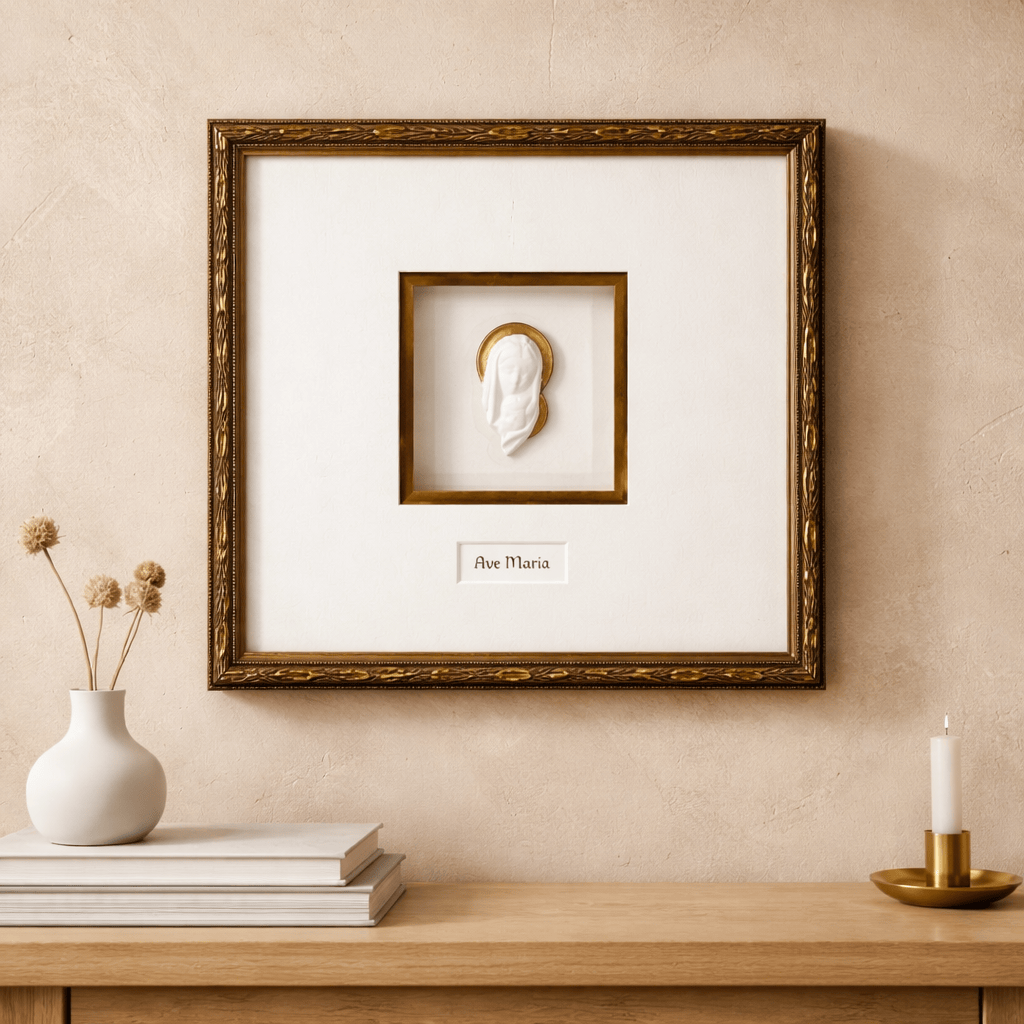 Pam Sack Pottery Pam Sack Pottery Framed Art Ave Maria - Little Miss Muffin Children & Home