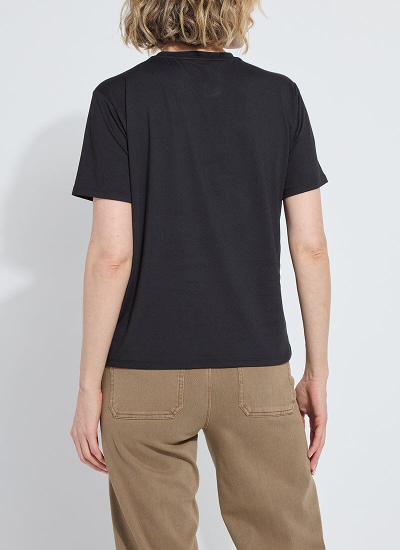 Lysse Lysse Perfect Box-Cut Short-Sleeve Tee in Black - Little Miss Muffin Children & Home