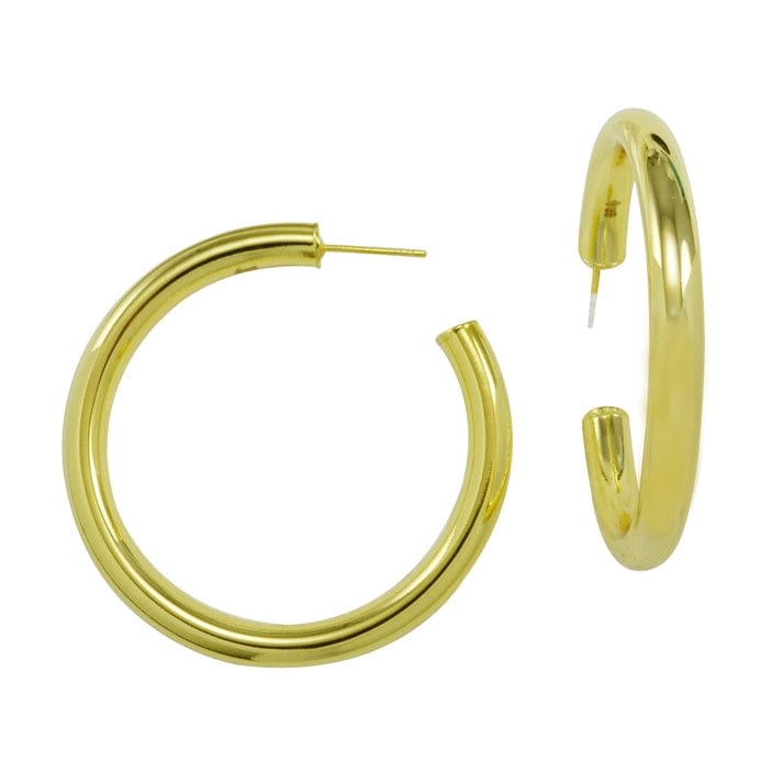 Betty Carre Betty Carre Tokyo Hoop Earrings Shiny Gold - Little Miss Muffin Children & Home
