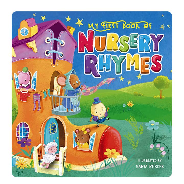 Little Hippo Books My First Book of Nursery Rhymes Children's Padded Board Book - Little Miss Muffin Children & Home