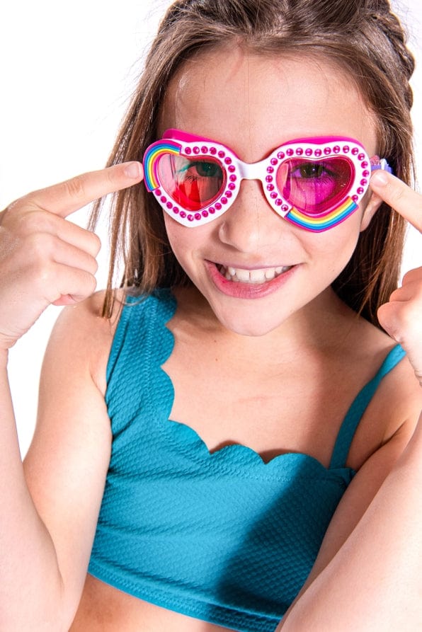 Bling2o Bling2o Rainbow Love All You Heart Swim Goggles - Little Miss Muffin Children & Home