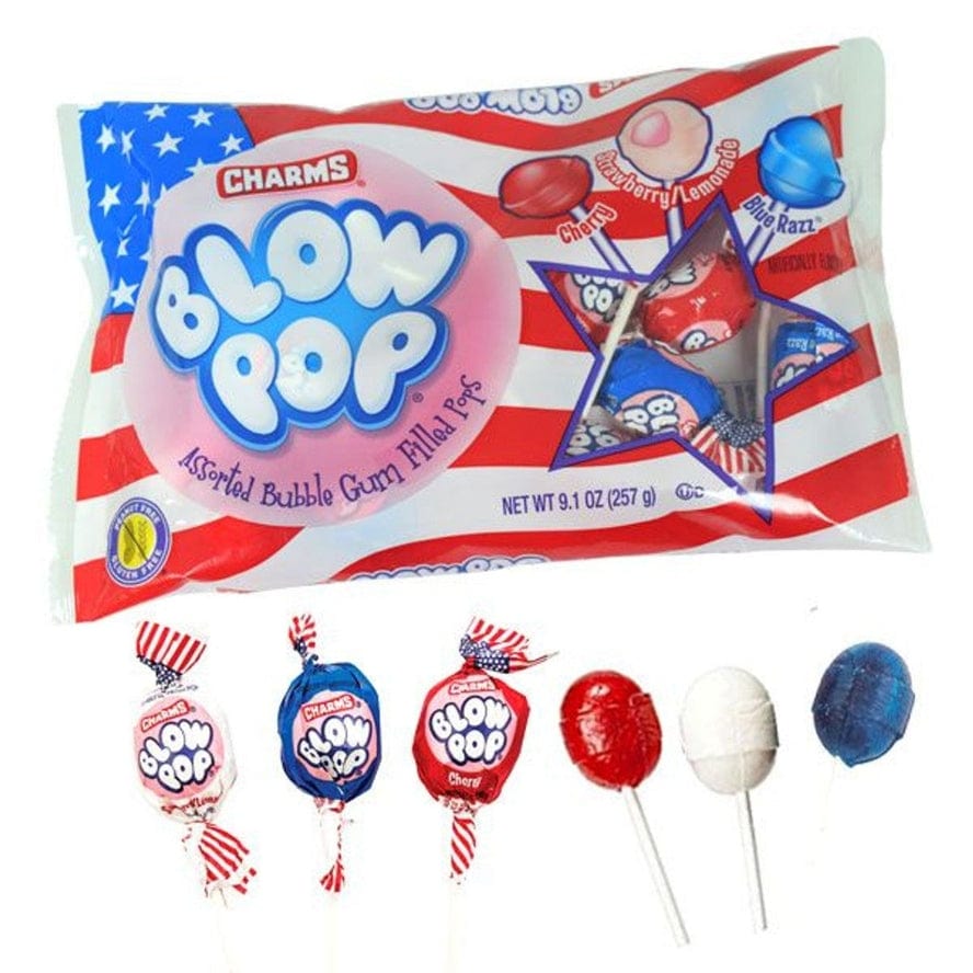 I Got Your Candy Charms USA Proud Blow Pops 9oz Bag - Little Miss Muffin Children & Home