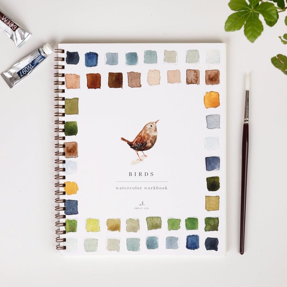 Emily Lex Studio Emily Lex Studio Birds Watercolor Workbook - Little Miss Muffin Children & Home