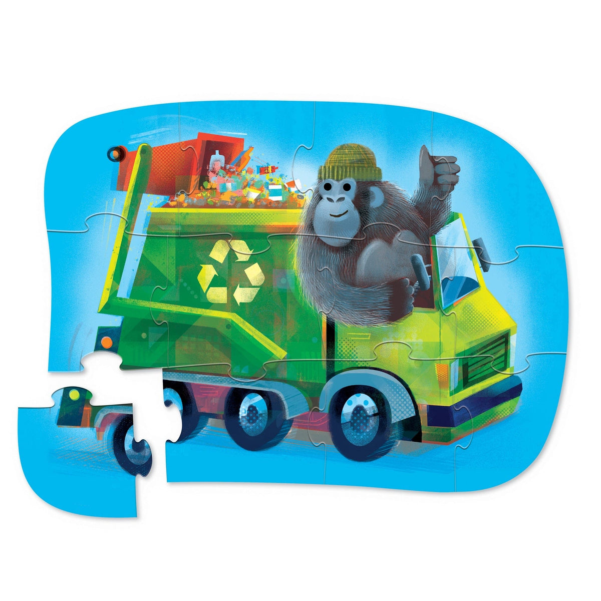 Crocodile Creek Crocodile Creek Go Gorilla 12pc Mini Puzzle - Little Miss Muffin Children & Home