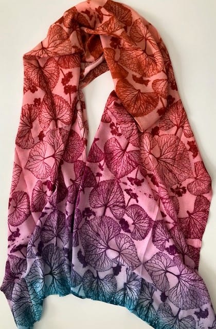 Violets Forever Cotton Scarf