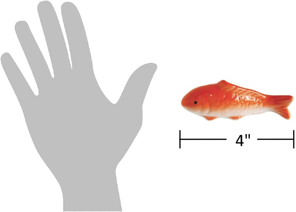Creative Co-op Stoneware 4" Floating Fish, 2 Styles Available - Little Miss Muffin Children & Home