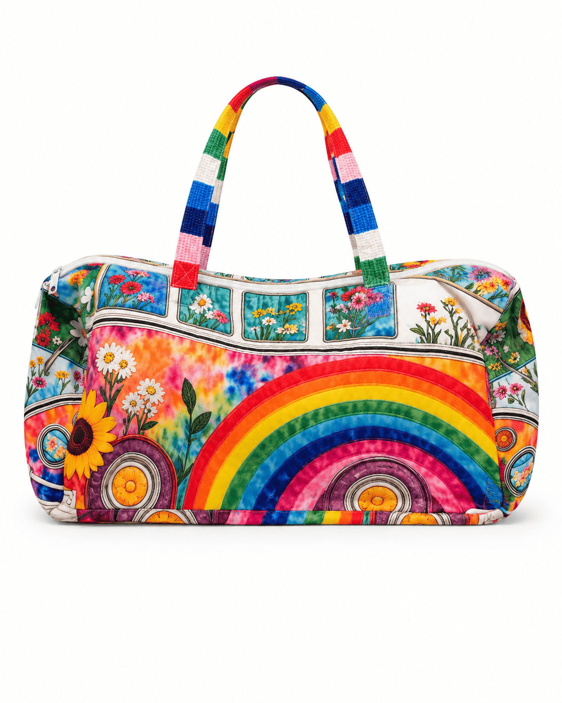 Sheer Trend Mushroom Hippie Bus 3D Print Duffle Bag - Little Miss Muffin Children & Home