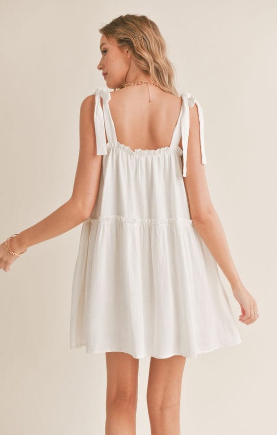 Sadie & Sage Sadie & Sage Sugarloaf Tiered Dress with Tie Straps - Little Miss Muffin Children & Home