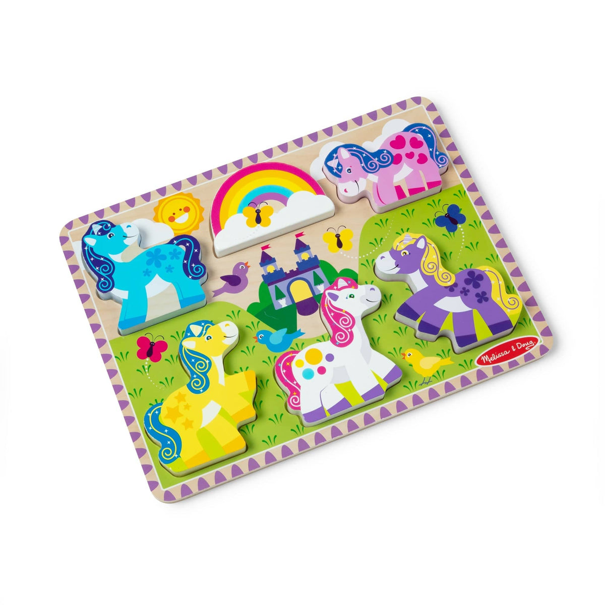Melissa & Doug Melissa & Doug Unicorn Chunky Puzzle - Little Miss Muffin Children & Home