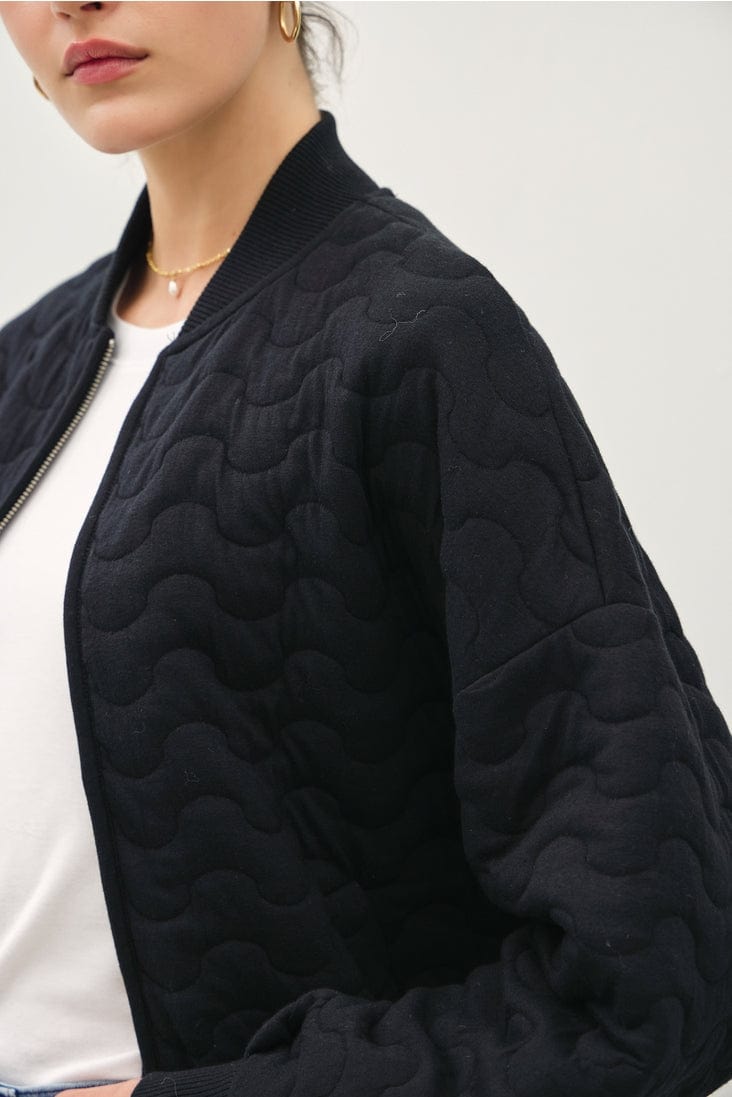 Be Cool Be Cool Quilted Zip Up Bomber Jacket - Little Miss Muffin Children & Home