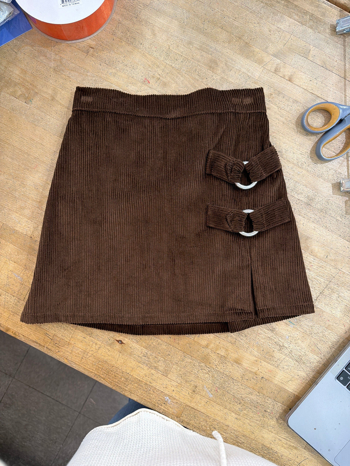 Joyous and Free Joyous and Free Buckle Tier Skirt in Brown - Little Miss Muffin Children & Home