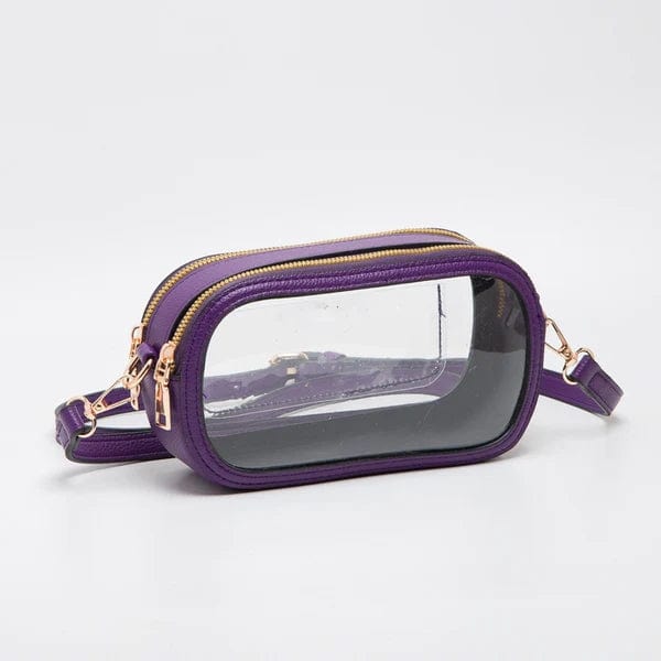 Queens Designs Queens Designs Game Day Stadium Clear Oval Crossbody Bags - Little Miss Muffin Children & Home