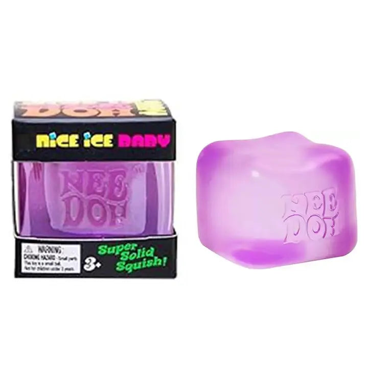 Auraquise Purple Cube 5.5cm Nice Cube Translucent Slow Rising Stress Relief Squeeze Toy - Little Miss Muffin Children & Home