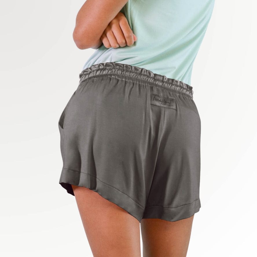 Faceplant Dreams Faceplant Bamboo™ Short Shorts in Earl Grey - Little Miss Muffin Children & Home