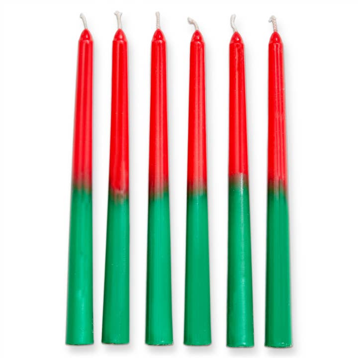 tag Groovy High Gloss Set of 6 Taper Candles - Little Miss Muffin Children & Home