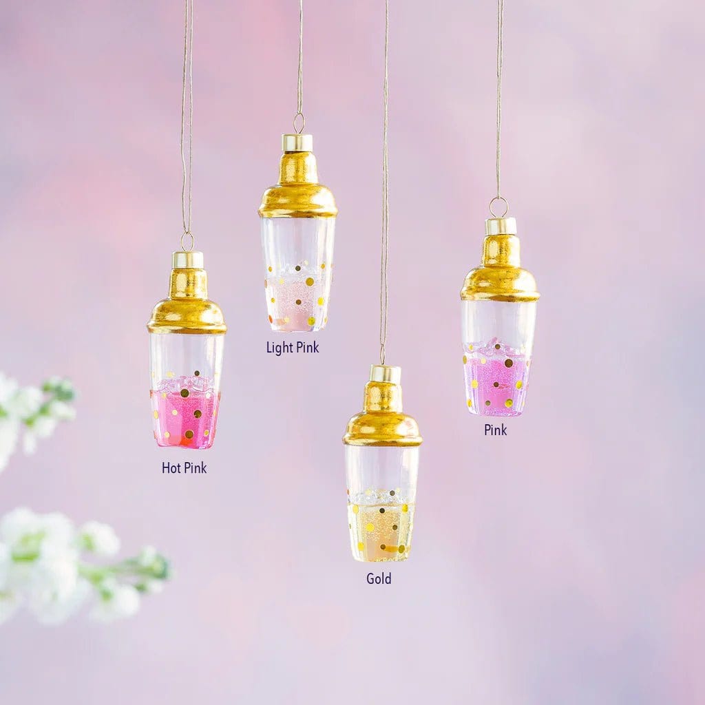 180 Degrees 180 Degrees Glass Cocktail Shaker Ornaments - Little Miss Muffin Children & Home