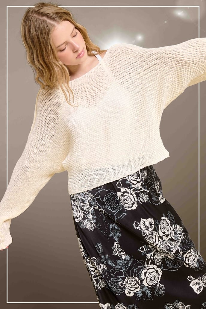 La Miel Boat Neck Off Shoulder Cozy Dolman Sleeve Sweater, 5 Available Colors - Little Miss Muffin Children & Home