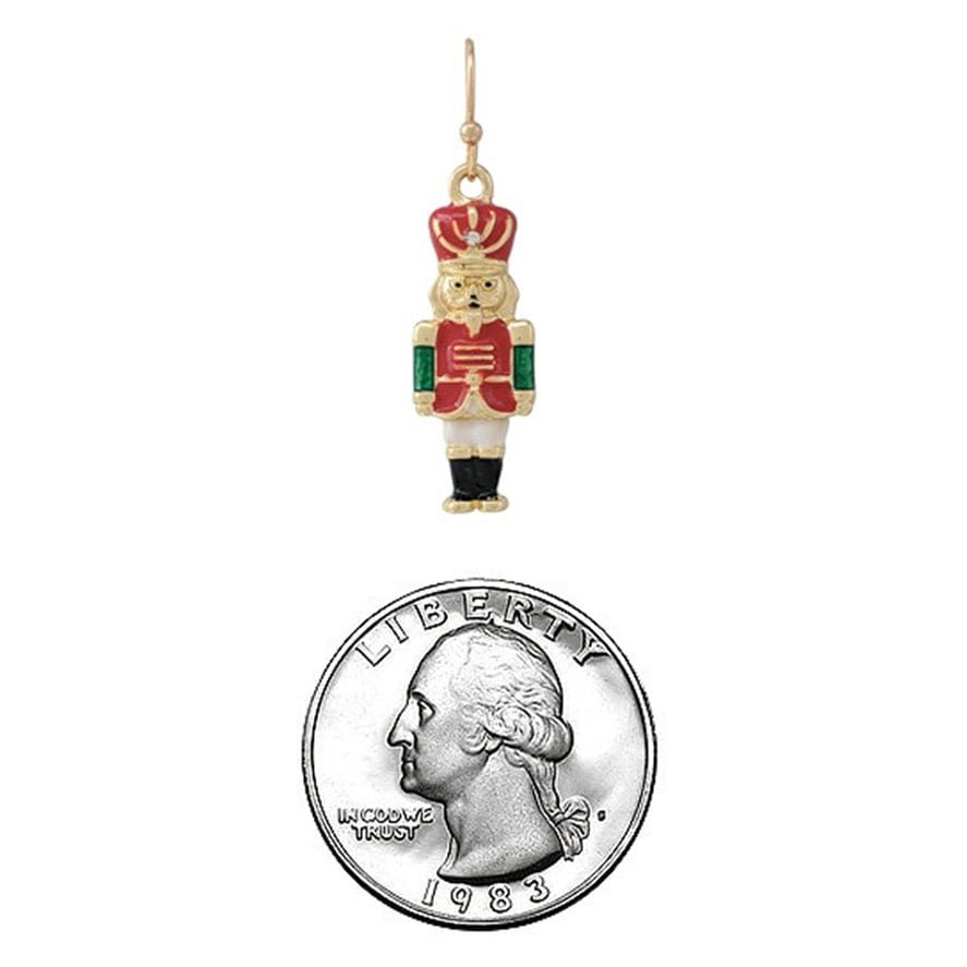 Fashion City The Nutcracker Figure Christmas Hook Earrings - Little Miss Muffin Children & Home