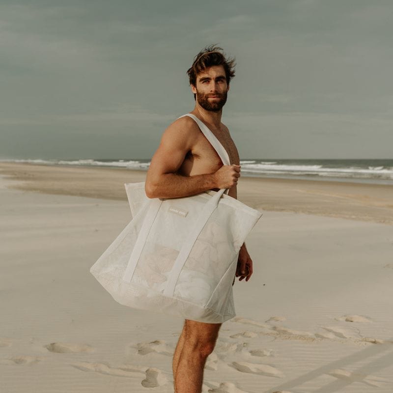 Beach Hauler™ Mesh Beach Bag in Sand