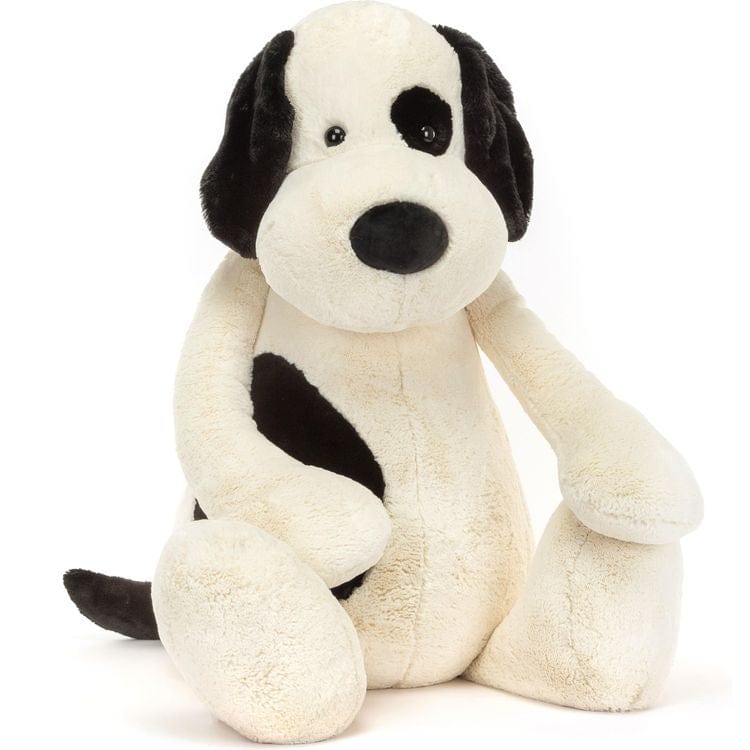 Jellycat Jellycat Gigantic Bashful Black & Cream Puppy - Little Miss Muffin Children & Home