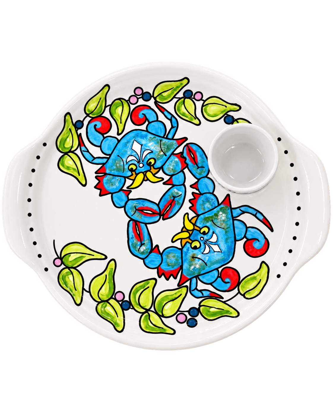 Jan Salzer Art Crab Charcuterie with Cup - Little Miss Muffin Children & Home