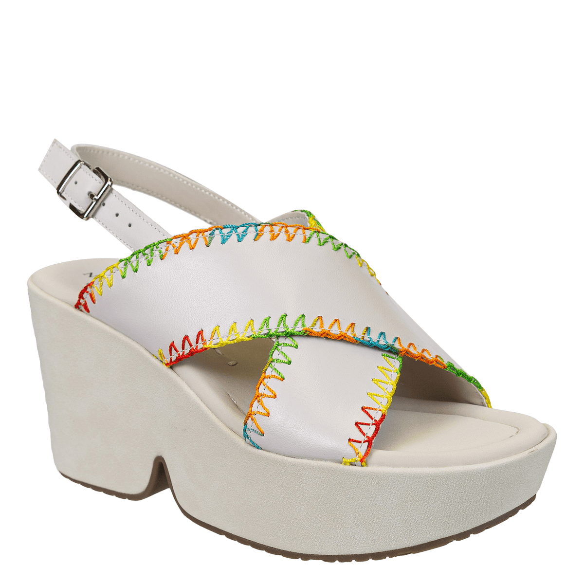 Naked Feet Naked Feet Tofino Wedge Sandals in White - Little Miss Muffin Children & Home
