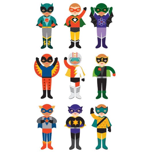 Hachette Book Group Superheroes Magnetic Dress Up Play Set - Little Miss Muffin Children & Home
