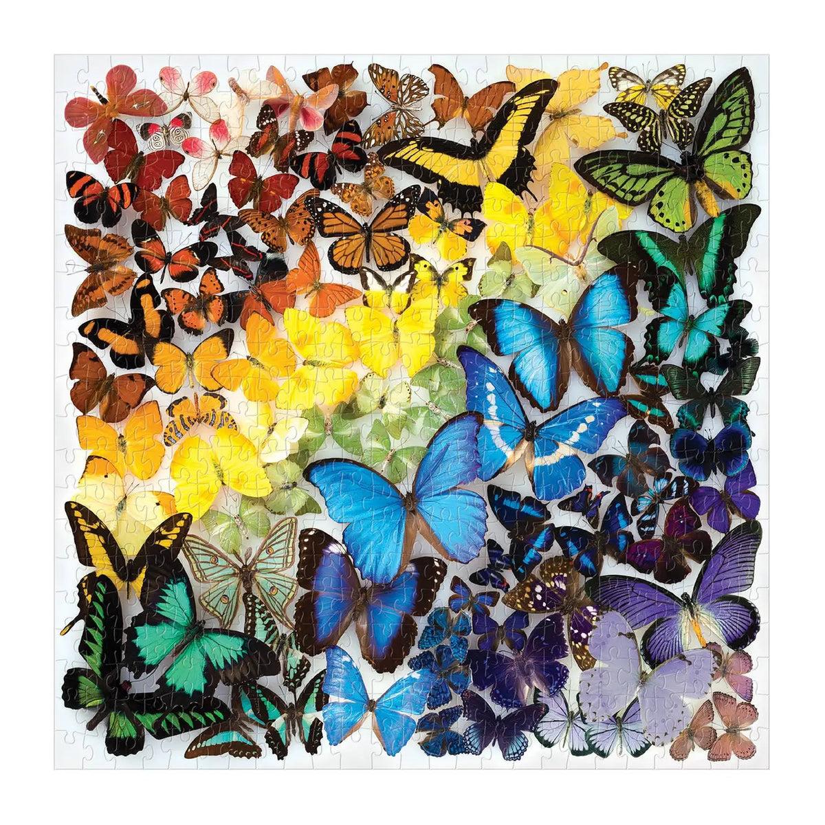 Chronicle Books Rainbow Butterflies 500 Piece Puzzle - Little Miss Muffin Children & Home