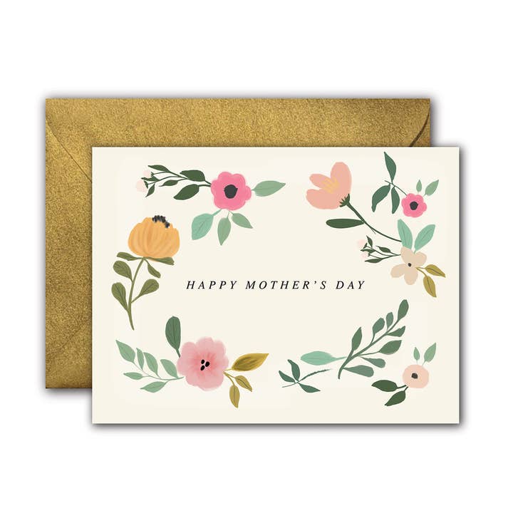 Ginger P Designs Mother's Day Floral Greeting Card - Little Miss Muffin Children & Home