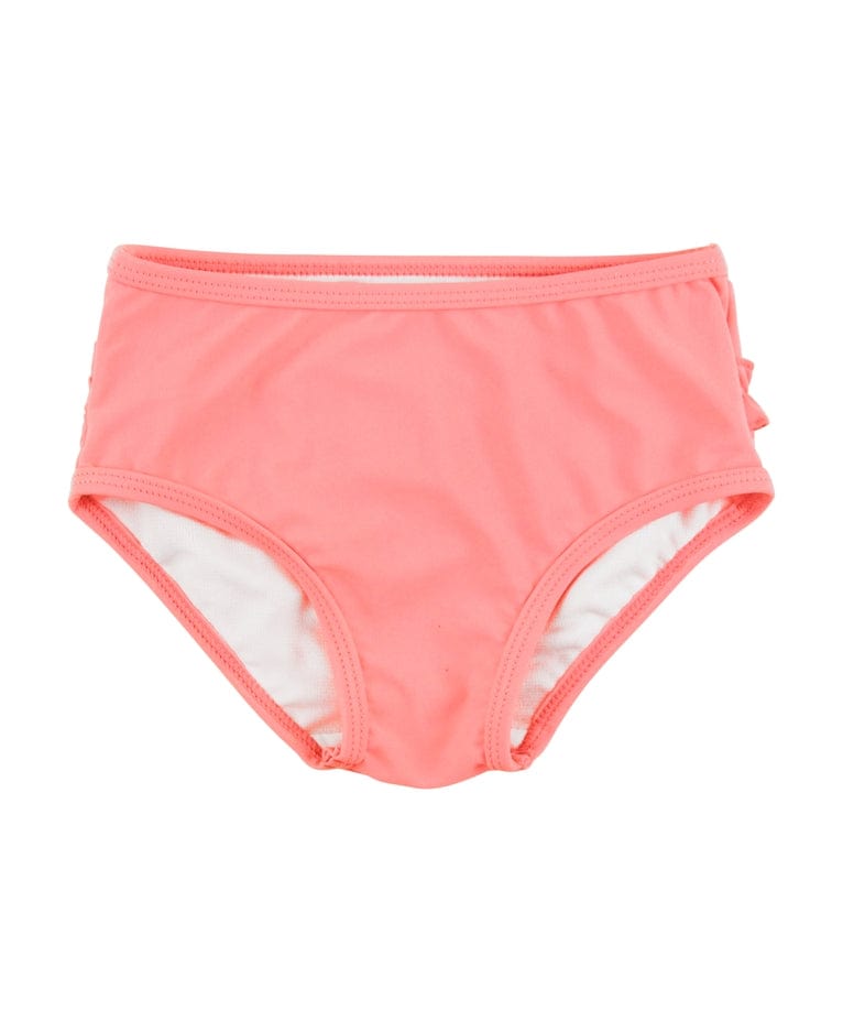 Ruffle Butts Ruffle Butts Bubblegum Pink Scalloped Hem Long Sleeve Rash Guard with Ruffle Bikini Bottoms - Little Miss Muffin Children & Home
