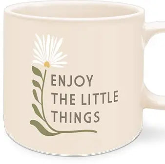 Flower Market Daisy Quote Ceramic Mug