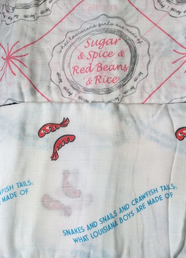 Little Hometown Little Hometown Louisiana Girls Swaddle Blanket - Little Miss Muffin Children & Home