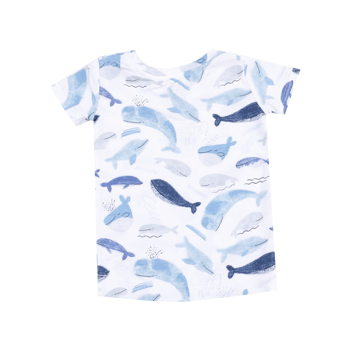 Angel Dear Angel Dear Blue Whales Loungewear Short Set - Little Miss Muffin Children & Home