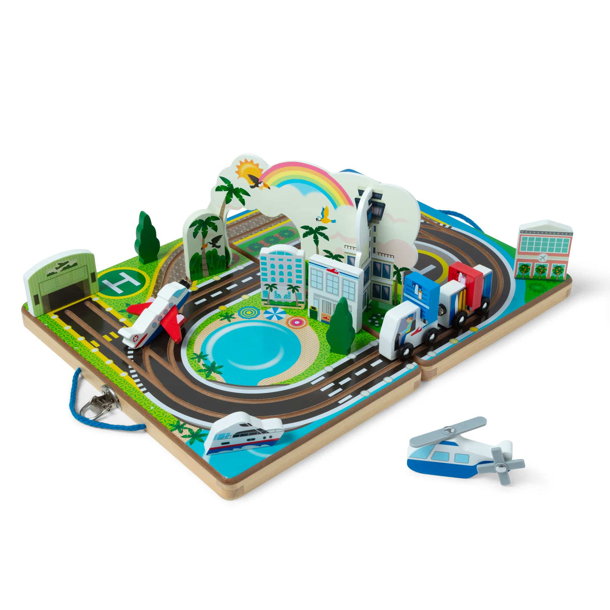 Melissa & Doug Take Along Airport - Little Miss Muffin Children & Home